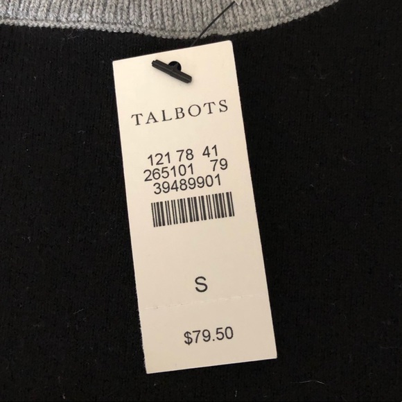 Mondrian-50s-chic, silk/ctn sweater Talbots, NWT - Picture 7 of 7